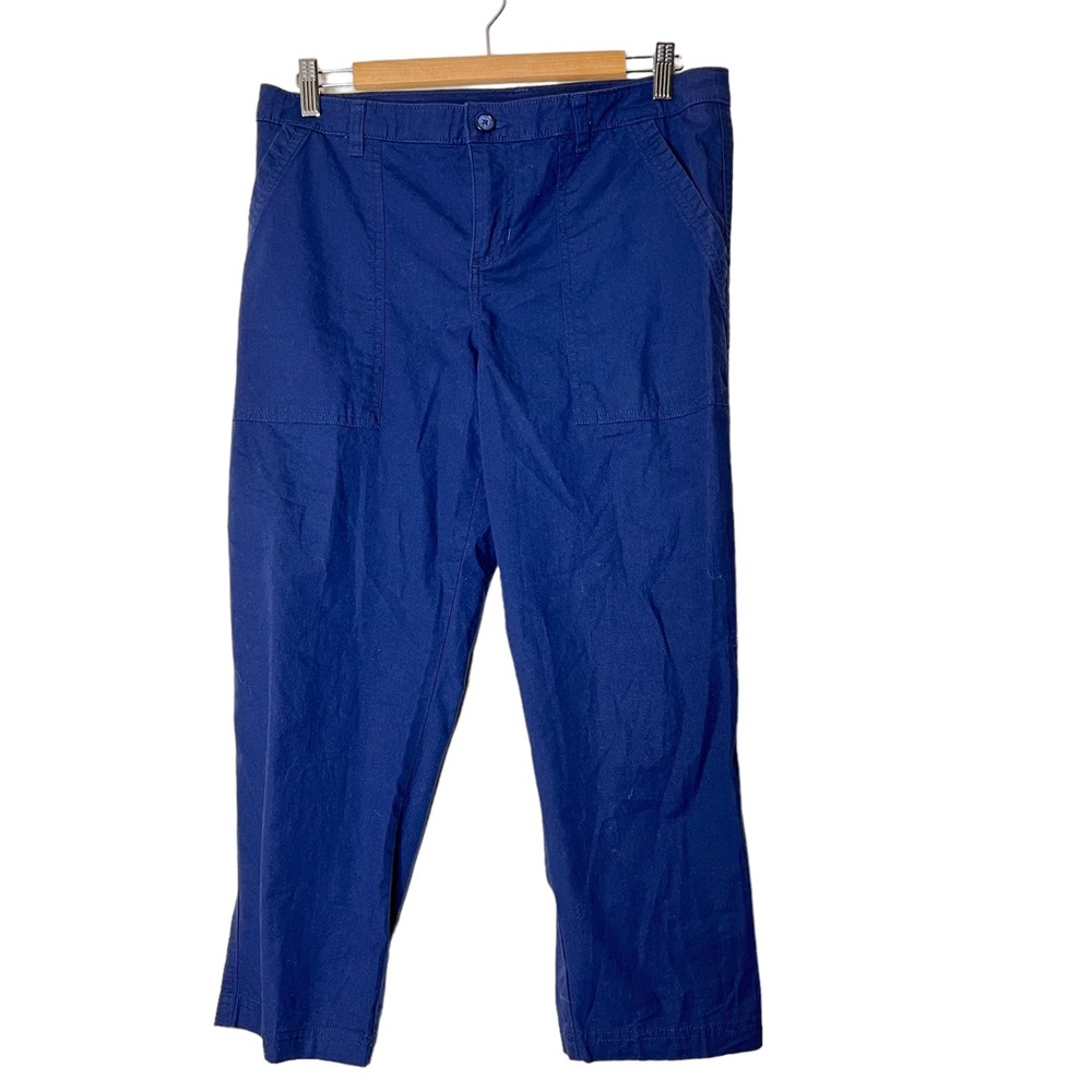 Patagonia Organic Cotton Navy Blue‎ Cropped Pants